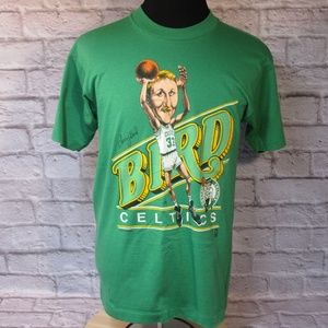 larry bird t shirt vintage